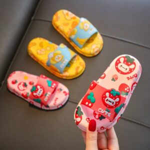 Girls Cute Cartoon Pattern Slippers