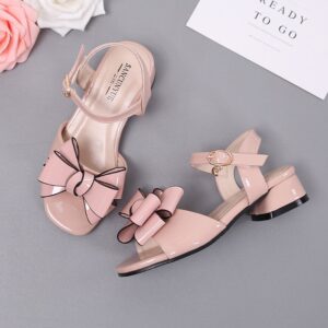 Girls Summer Bow Open Toe Sandals