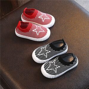 Toddler Kid Star Design Breathable Soft Sneakers Shoes