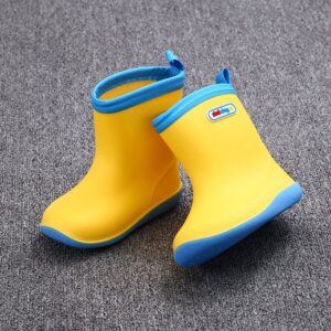 Cute Children Solid Color Non-slip Waterproof Rain Boots