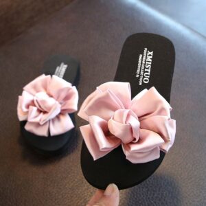 Children Kids Baby Fashion Girls Fashion Floral Slippers Beach Shoes