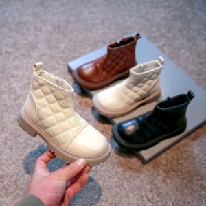 Children Kids Toddlers Girls Plus Velvet Short Boots