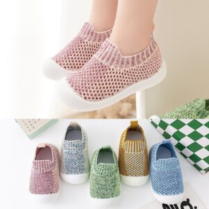 Toddlers Newborn Baby Fashion Girls Boys Casual Basic Mesh Breathable Soft Bottom Casual Shoes