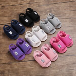 Toddlers Newborn Baby Fashion Girls Boys Soft Rubber Sole Sandals Shoes