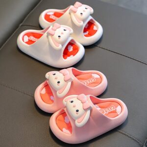 Children Kids Baby Fashion Girls Cute Rabbit Soft Sole Casual Slippers Shoes