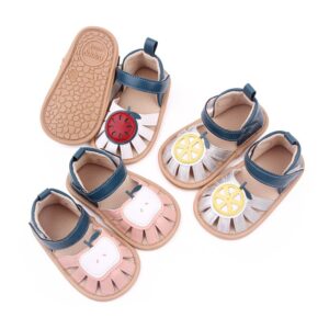 Toddlers Newborn Baby Fashion Girls Boys Fruit Velcro Sandals Shoes