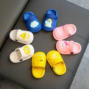 Children Kids Baby Fashion Girls Boys Cartoon Duck Soft Sole Casual Clogs Slippers Shoes