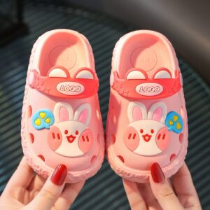 Children Kids Baby Fashion Girls Boys Casual Cute Cartoon Soft Bottom Slippers Shoes