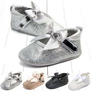 Toddlers Newborn Baby Fashion Girls Bowknot Soft Bottom Princess Shoes