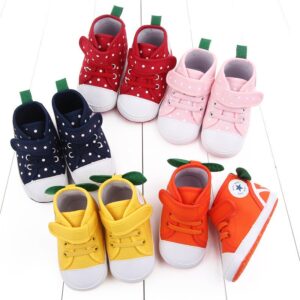 Toddlers Newborn Baby Fashion Girls Boys Canvas Soft Bottom Sports Sneakers Shoes