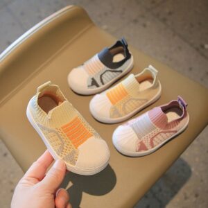 Toddlers Newborn Baby Fashion Boys Girls Soft Bottom Mesh Shoes
