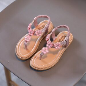 Children Kids Toddlers Girls Floral Sandals