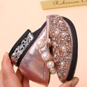 Kids Girls Fashion Glitter High Heel Sandals