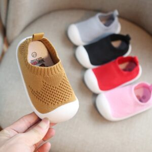 Kids Shoes Casual Breathable Infant Mesh Shoes Soft Bottom Comfortable Non-slip Sneakers