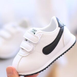 Baby Simple Velcro Design PU Sneakers
