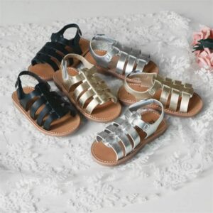 Girls Fashion Woven Soft Sole Sandals