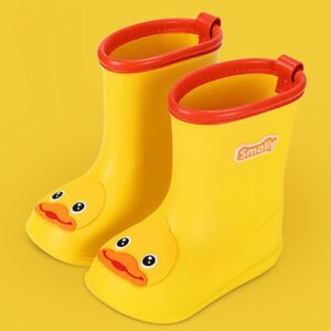 Children Little Yellow Duck Non-slip EVA Rain Boots