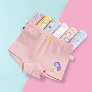 Kids Toddler Girls Cute Cartoon Print Underwear Boxer Pants Sets