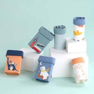 Kids Toddler Boys Cute Cartoon Print Underwear Boxer Pants Sets