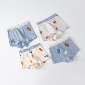 Kids Boys Cute Cartoon Print Underwear Sets