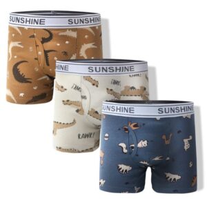 Kids Toddler Boys Cute Cartoon Print Underwear Cotton Boxer Pants