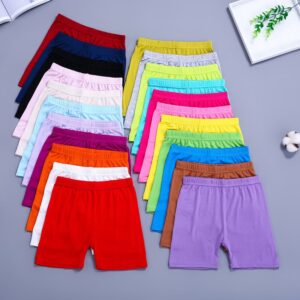 Girls Basic Solid Color Elastic Underwear