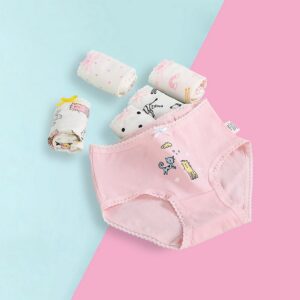 Kids Toddler Girls Cute Cartoon Print Cotton Briefs