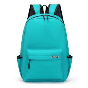 Children Fashion Girls Boys Color Matching Nylon Backpack School Bag