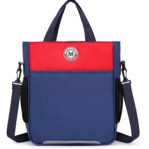 Children Fashion Girls Boys Color Matching Nylon Handbag Backpack School Bag