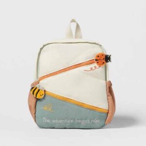 Kids Unisex Casual Cute Animal Color Matching Canvas School Bag