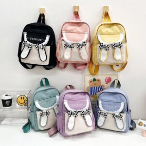 Children Kids Baby Fashion Cartoon Rabbit Ear School Bag Backpack