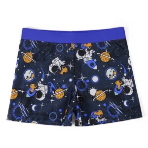 Children Cartoon Print Quick-Drying Swimming Trunks