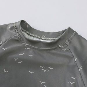 Kids Toddler Boys Casual Cute Tiny Flower Print Long Sleeve Top Shorts Swimsuit Sets