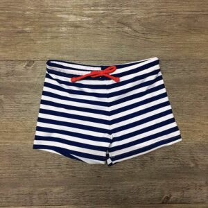 Kids Boys Basic Cartoon Animal Shark Stripe Pattern Stretch Beach Quick-dry Swimwear Shorts