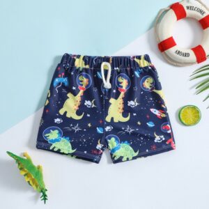 Toddlers Newborn Baby Fashion Boys Cartoon Dinosaur Printed Swimwear Shorts