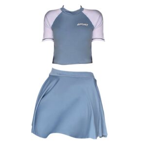 Kids Toddler Girls Fashion Split Sports Swimsuit Two-Piece Set