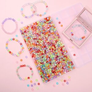 Fashion 28 Transparent Multicolor Diy Handmade Letter Beaded Bracelet Decorative Accessories Set