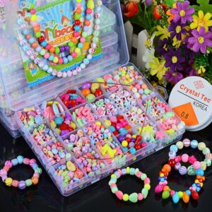 Fashion Children's Diy Handmade Beaded Necklace Bracelet Set