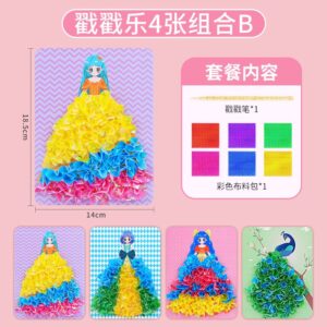 Girls Dress Up Stickers Educational Toys