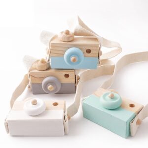 Creative Handmade Wooden Camera Kids Toys