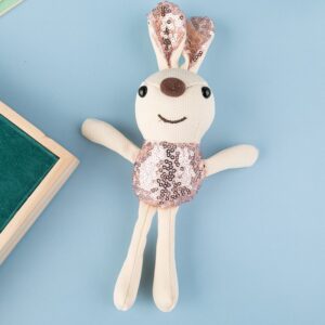 Cute Plush Toy Long Ears Sequin Bunny