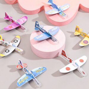 Handmade Mini Foam Small Airplane Multicolor Children's Toy Aviation Model