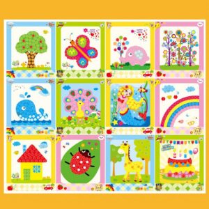 Kids Creative DIY Handmade Button Painting Toys