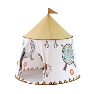 Kid Portable Indian Lion Castle Tent House