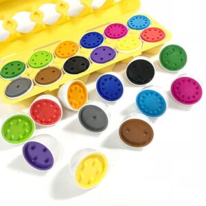 12pcs Recognize Color Shape Matching Eggs Kids Puzzle Toys