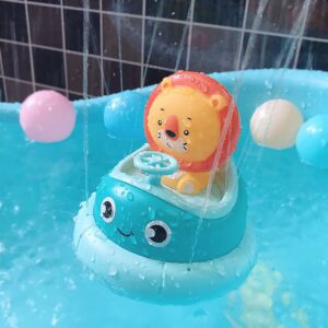 Child Bathroom Electric Rotation Water Spray Shower Toy