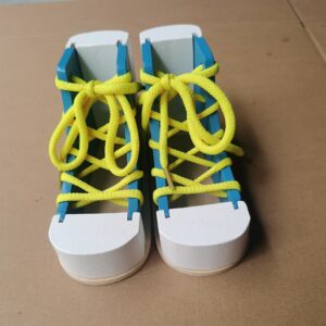 Cartoon Children's Wooden Shoelaces Kindergarten Toys