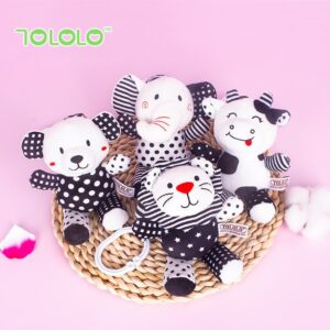 Infant Cartoon Wind Chime Early Education Lathe Pendant Animal Shape Toy