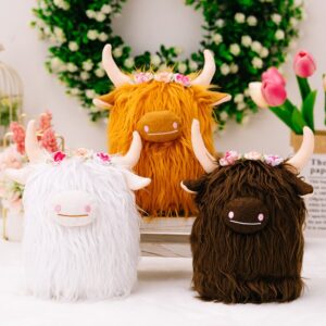 Simulation Scottish Highland Yak Plush Doll