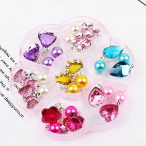 Children Kids Baby Fashion Girls Cartoon Acrylic Earrings
